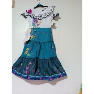 Disney Mirabel Encanto Halloween Costume Dress Size 7/8  Deluxe Child Costume